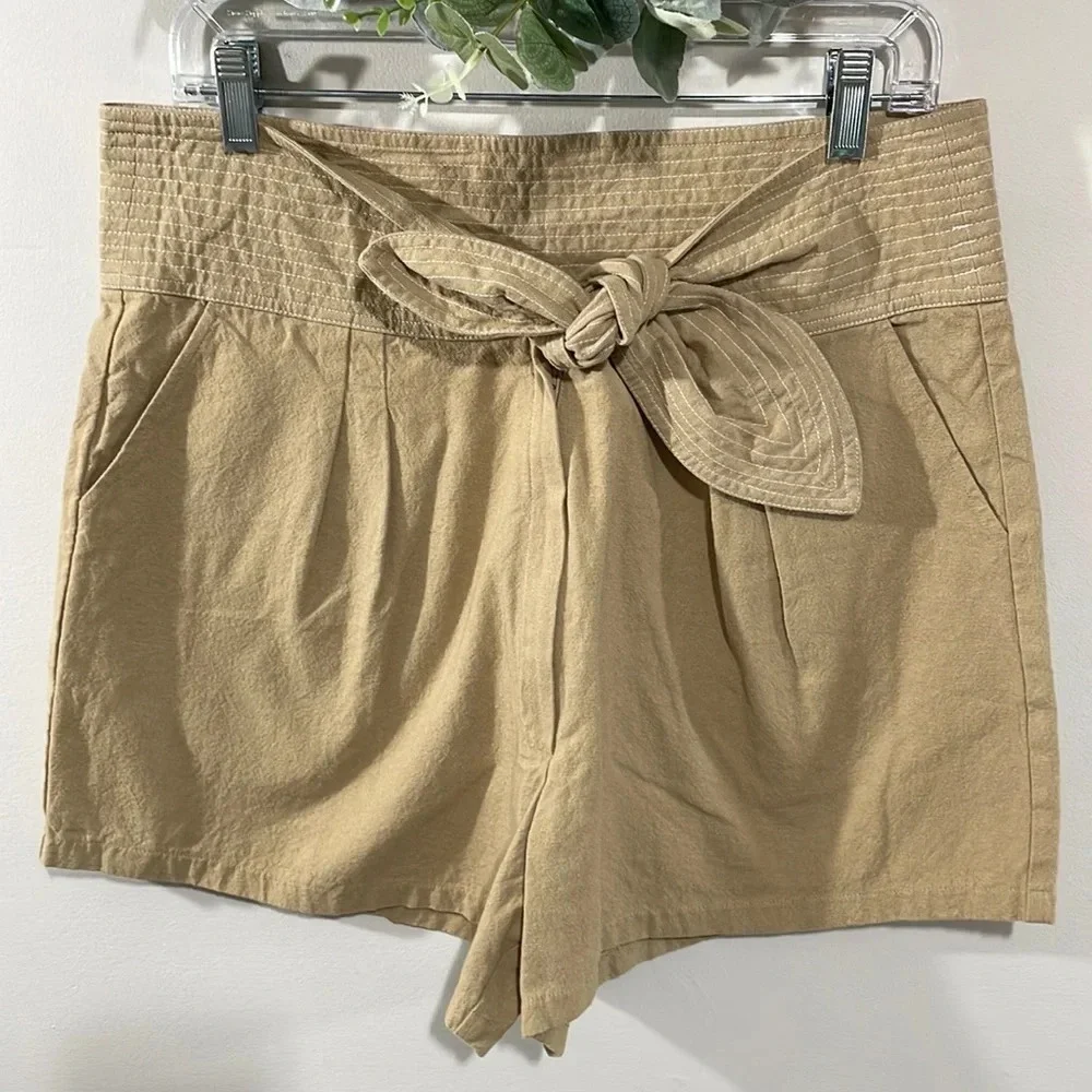 NWOT Free People FP One Viola Shorts Front Tie 12